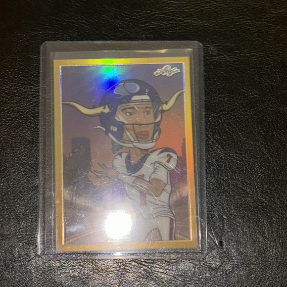 2023 CJ Stroud Leaf Metallic Imagination by Victoria Greco 5/99 - Picture 2 of 3